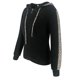 thumbnail image 5 of Sudadera con capucha y cremallera para mujer Pantalones largos con estampado de leopardo Conjuntos de dos piezas XBTCLXEBCO Negro, Grande, 5 of 6