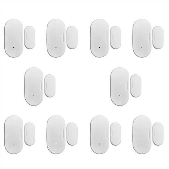 10X Tuya Zigbee Sensor de Puerta y Ventana AutomatizacióN del Hogar Inteligente ProteccióN de Seguridad AplicacióN Alarma Control Remoto Empuje en Tiempo Real