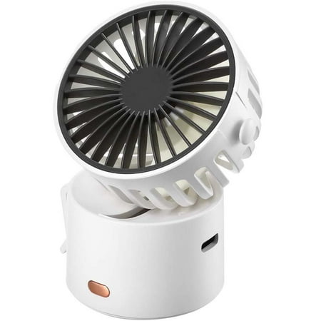 

Portable Mini Fan Personal Fan Hobby USB Rechargeable Battery Operated Handheld Neck Desk Fan 3-speed Multi-function Fashion Fan White