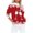 Red, variant on Tetras Women 2024 Fall Top,Women's Round Neck Fashion Casual Long Sleeve Print Sweatshirt,Tops Blouse