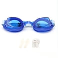 thumbnail image 1 of Gafas de natación con tapones para los oídos y clip para la nariz Gafas de natación ajustables para niños Azul, 1 of 14