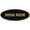 Black Gold, variant on Signs ByLITA Oval Break Room Sign - Laser-Engraved Lettering | Durable ABS Plastic | Vibrant Colors | Powerful Foam Tape (Red) - Small