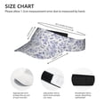 thumbnail image 3 of Sikiie Floral Butterfly Sun Visor Hat Adjustable Velcro Golf Visor Sports Sunscreen Visor Hat for Outdoor Activities, 3 of 7