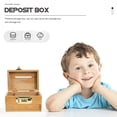 thumbnail image 3 of SHISUYAN Retro Style Wooden Box Iron Material For Gift Giving 1Pcs 5.7x3.7in, 3 of 8
