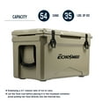 thumbnail image 5 of EchoSmile 35 qt. Rotomolded Cooler in Khaki, 5 of 5