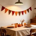 thumbnail image 5 of Happy Fall Banner Garland Fall Thanksgiving Mantle Decorations,Burlap Fall Maple Leaves Sign,Thanksgiving Banner,Fall Decorations for Mantle Fireplace,Garland Hanging Bunting, 5 of 6