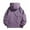 Purple, variant on Mens Full Zip Up Windbreaker Casual Bomber Jacket Hooded Waterproof Tactical Rain Coats Thicken Winter Outerwear