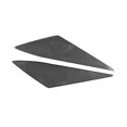 thumbnail image 4 of 2x Accesorios de la cubierta del panel de la puerta interior para 2001-04 Negro, 4 of 8