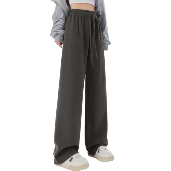 UANWENN Pantalons Tendance Usage Quotidien Coupe Ample Style Loisirs Sportifs Idéal pour 9-15 Ans Entretien Facile Polyvalent Toutes Saisons Vêtements Petites Filles Pantalons Bébé 9-12 Mois Filles Survêtements Pantalons de Survêtement