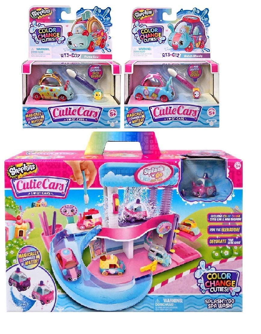 Shopkins cutie cars splash n store go playset