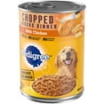 Pedigree Chopped Ground Dinner Chicken Wet Dog Food, 13.2 oz Cans (12