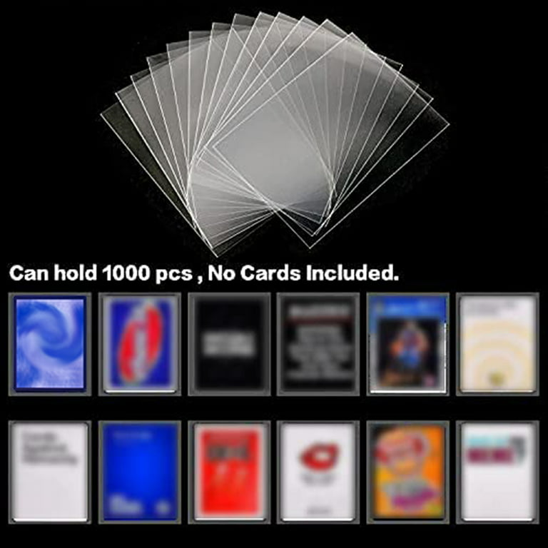 Samerd 100pc Top Loader and 100pc Penny Sleeves, Trading Card Sleeves  Holder Fit for MTG, Yugioh, Pokemon Card,Sports Cards, Baseball Card, Cards