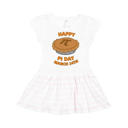 

Inktastic Happy Pi Day Gift Toddler Girl Dress