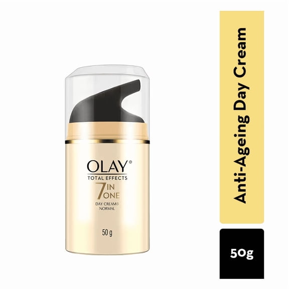 Olay Total Effects Day Cream, Fights 7 Signs of Ageing With Niacinamide & Green Tea Extracts (50g)