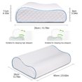 thumbnail image 2 of POWER OF NATURE Contour Memory Foam Pillow Cervical Pillow Bed Pillow Wavy Sleep Pillow for Side and Back Sleepers  Neck Shoulder Low Rebound 60 * 35 * 11cm, 2 of 9