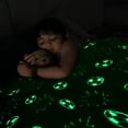 thumbnail image 6 of Wesan Glow in The Dark Blanket Sports Soccer Throw, 60" x 50", 6 of 7