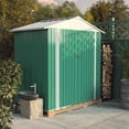thumbnail image 3 of Devoko 4×6 ft.Patio Metal Shed, Lockable Garden Shed for Outdoor Backyard Patio Storage, 3 of 7