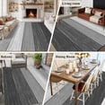 thumbnail image 5 of Large Area Rugs for Living Room Bedroom, Grey Ombre 8'x10' Rug Washable Carpet Runner Indoor Outdoor, Farmhouse Vintage Wooden Grain Texture Non Slip Floor Mats Rug for Kitchen, Patio, 5 of 8