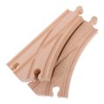 thumbnail image 2 of 2 piezas de accesorios para vías de tren de madera, vías de cambio multidireccionales, juguete educativo para niños, piezas de vías de ferrocarril expandibles compatibles con juegos de trenes Thomas., 2 of 7