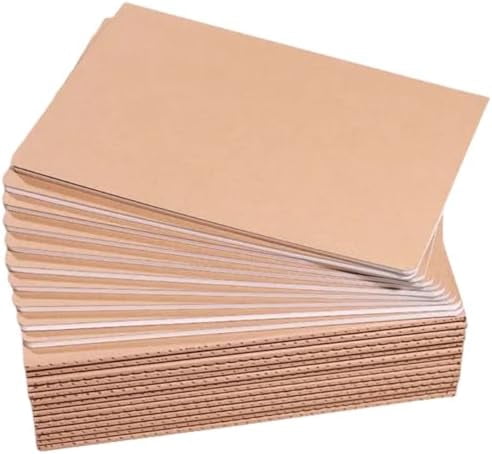 Tekola 16 Pack Kraft Notebooks, Journals in Bulk for Writing, Blank Paper Sketchbooks, 60 Pages Notebook, 8.3x5.5 Inch, A5 Size, Travel Journal Set, for Gifts, Students and Office Supplies