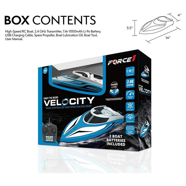 Force1 h102 velocity sales remote control boat