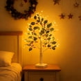 thumbnail image 3 of DAMAI Lighted Birch Trees with Red Berries for Indoor Decor, 2FT Fairy Lights Birch Tree 72 LED Tree Lamp, Lighted up Tree Lamp USB/Battery Powered, Artificial Trees for Table Home Christmas Decor, 3 of 8