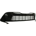 thumbnail image 3 of VioziteGam Bumper Grille Front Side Painted Silver Black Plastic Bumper Face Bar Grilles for Toyota for Camry L 18-20 & LE 18-21 TO1036183 TO1036183C, 3 of 10