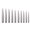 Natural Sharp Nib, variant on SmartBy 10Pcs/Set Nail Tips Super Long V Shape Ultra Thin Finger Manicure DIY Tips for Salon