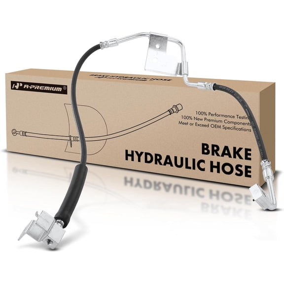 A-Premium Front Passenger Brake Hydraulic Hose Compatible with Select Dodge Models - Ram 1500 Ram 2500 2000-2001, 4WD, with 2-Wheel ABS - Replace# 52009688AB