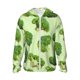 thumbnail image 1 of Balery Broccoli 3 Sudadera ligera de manga larga con capucha y protección solar UPF 50+ para hombre y mujer, ideal para pesca y running-X-Large, 1 of 7