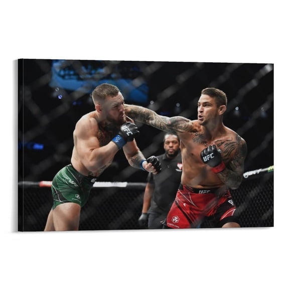Dustin Poirier Canvas Poster Room Aesthetic Poster Print Art Wall Painting Canvas Posters Gifts Modern Bedroom Decor 12x18inch(30x45cm)