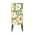 thumbnail image 3 of Floral Dining Chair Slipcovers Chair Protectors Seat Covers For Dining Room Hotel Kitchen Flowers Plants, 3 of 8