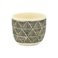 thumbnail image 2 of Cheungs Sankabe Black Ceramic Banded Pyramid Pottery Large, 2 of 5