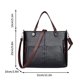 thumbnail image 4 of Bolso de hombro de PU, bolso de mano de mujer, bolso con múltiples bolsillos retro, correa larga cruzada marrón, 4 of 5