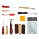 thumbnail image 1 of 14 Uds. De cuero para coser a mano, herramienta artesanal de costura, dedal, tijeras, punzón, juego de accesorios, 1 of 5