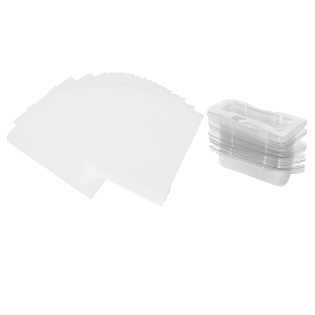 Bolsa de dinero para bálsamo labial, 60 bolsas para bálsamo labial de plástico transparente, soporte para bálsamo labial, soporte para dinero, probado profesionalmente