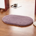 thumbnail image 3 of Coofit Bathroom Mat Non-slip Absorbent Oval Entry Door Mat Bathroom Rug, 3 of 8
