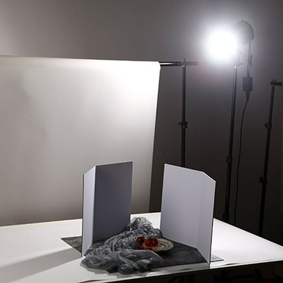 NICEXMAS Folding Reflector Cardboard White Reflective Background for Still Life Photography 1Pack