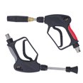 thumbnail image 1 of Pistola hidrolavadora de 5000 PSI, 10,57 GPM, con bloqueo de seguridad antivuelco, rosca macho M22 x 1,5 mm, conector de 14 mm/0,6 pulgadas., 1 of 14