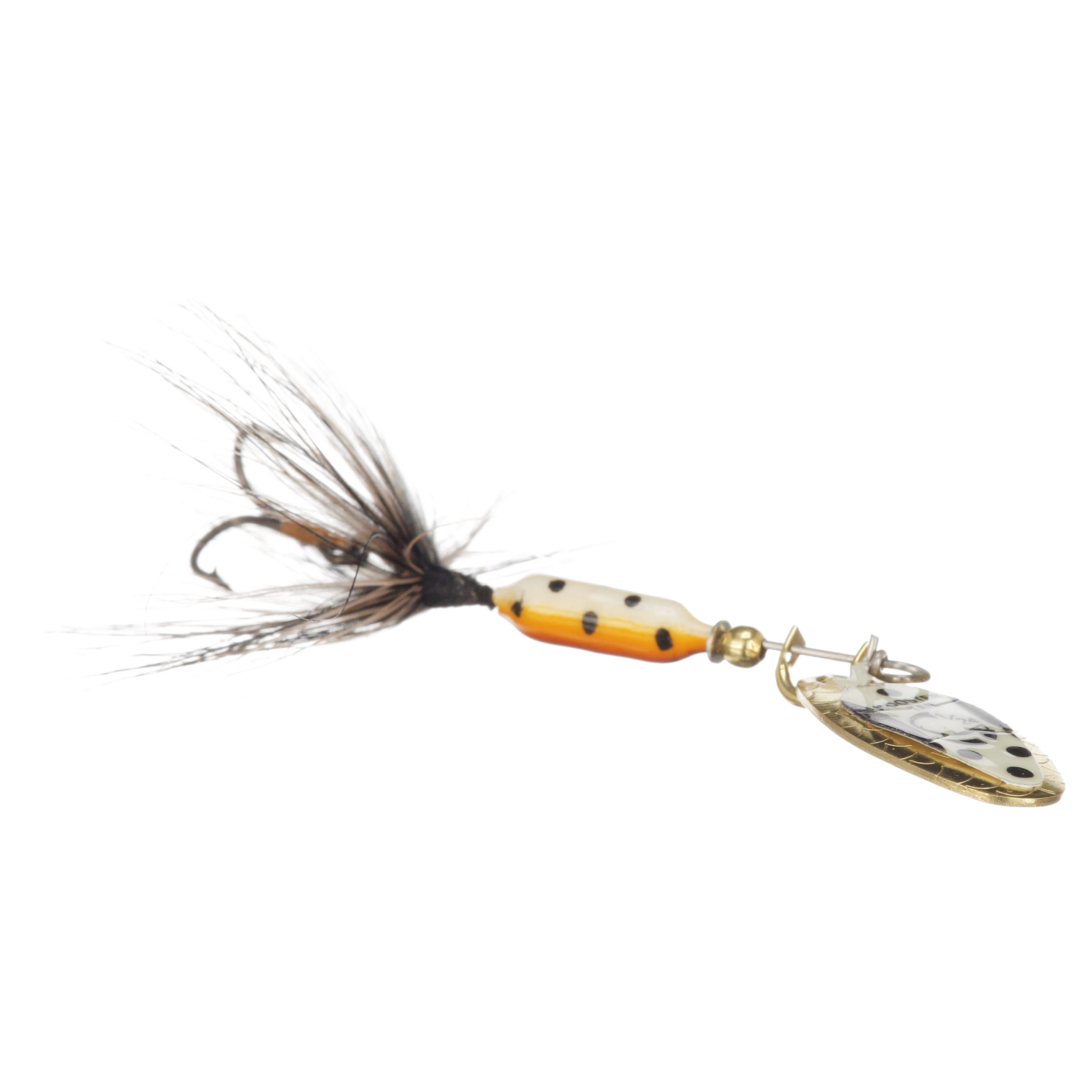 Worden's® Original Glow Tuxedo Blade 1/24 oz. Rooster Tail®, Inline Spinnerbait Fishing Lure