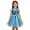 Light Blue, variant on Girls Party Dress Elegant Long Sleeve Tutu Gown For Birthday Celebration Pageant Holiday Formal Occasion Beautiful Stylish Girl's Dailywear 9-10 Years