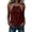 Wine Tank Tops, variant on Miluxas Women's Halter Neck Sleeveless Tank Tops Contrast Trim Loose Tunic Shirts Tops Casual Beach Vacation Outfits for Summer Daily Wear Wine