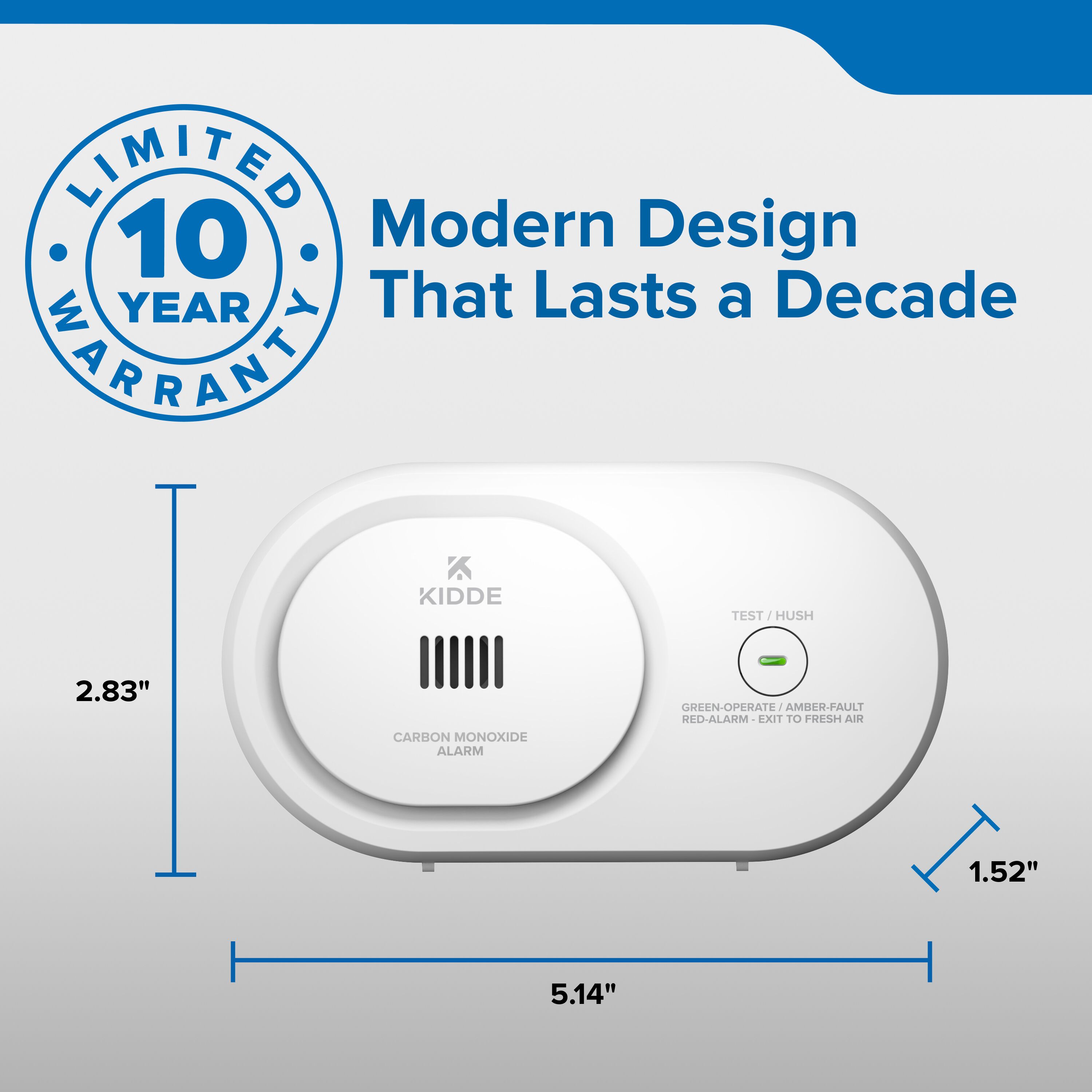 Kidde COB Carbon Monoxide Alarm, Battery-Powered photo 7