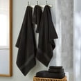 thumbnail image 3 of Better Homes & Gardens Signature Soft Cotton Popcorn Textured 6 Piece Bath Towel Set,Rich Black, 3 of 16