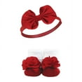 thumbnail image 5 of Hudson Baby Infant Girl Headband and Socks Giftset, Black Toile, One Size, 5 of 6
