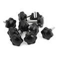 thumbnail image 1 of 10 Piezas M8 x 30mm Tornillo de Sujeción con Cabeza Hexagonal de 32mm Negro, 1 of 1