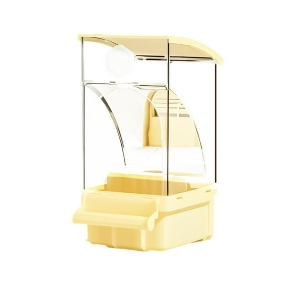 Automatic Cage Bird Feeder With Separation And Anti Scatter Design For Parrots Cockatiels Budgies Cage Accessories