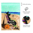 thumbnail image 2 of Beach Witch Tan, Blue, and Black 13 X 19 Polyester Outdoor Hanging Garden Flag, 2 of 2