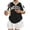 Mexico 23 Black, variant on Soccer Jersey,Women's USA Pinstripe V-Neck Jersey Mesh Short Sleeve Sporty Graphic T-Shirt Casual Patriotic Summer Top