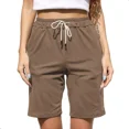 thumbnail image 1 of Bermudas Casuales Para Mujer Con Cordón Elástico Ajustable, 1 of 5